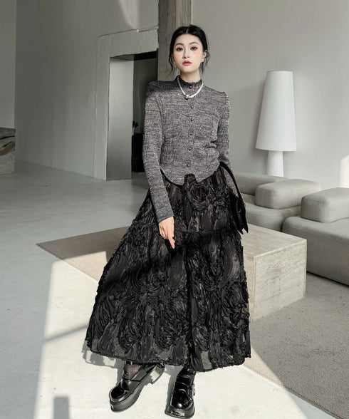 Three-dimensional Pattern Skirt